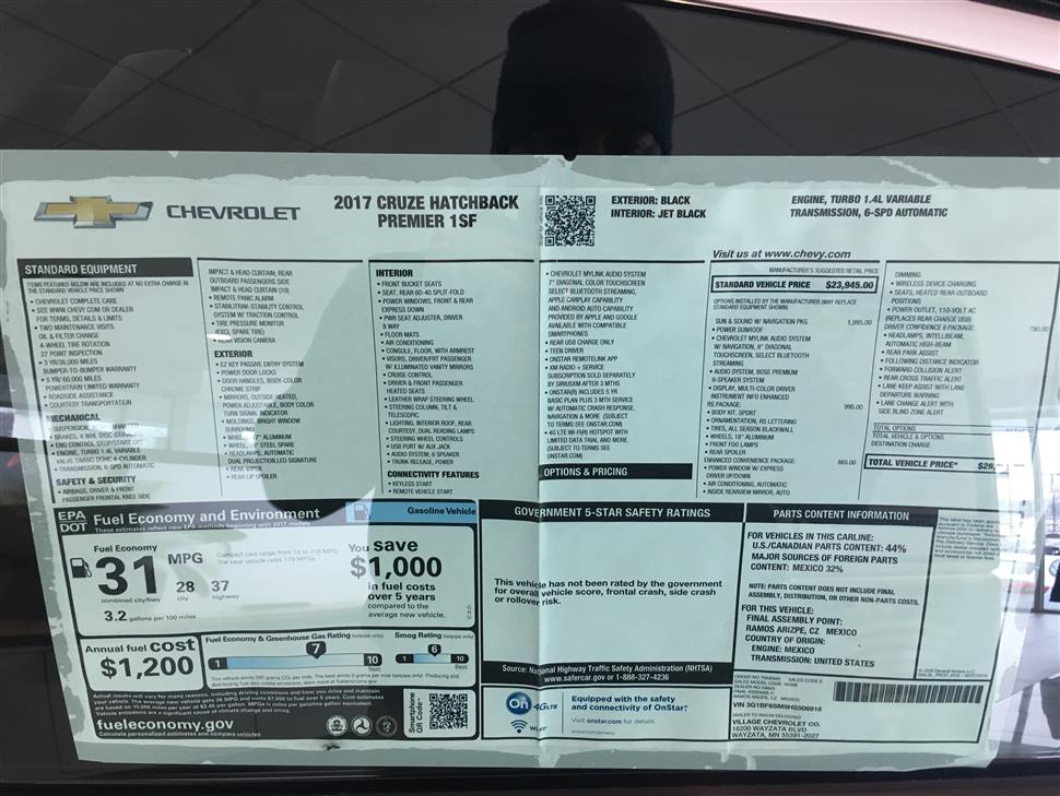 Chevrolet CRUZE vehicle lease transfer Wayzata MN