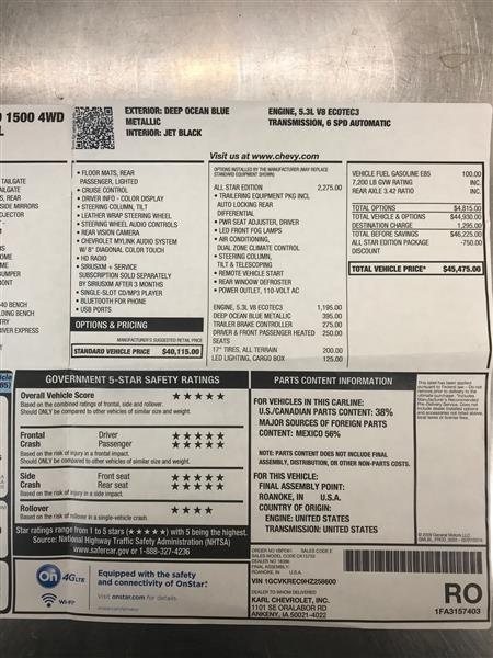 Chevrolet Silverado swap a lease Panora IA