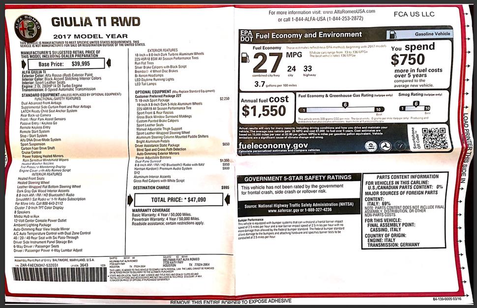 Alfa Romeo lease take over Houston TX