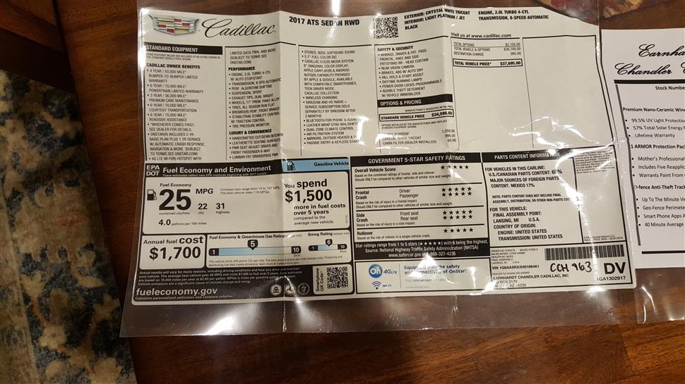 Cadillac ATS car lease transfers Mesa AZ