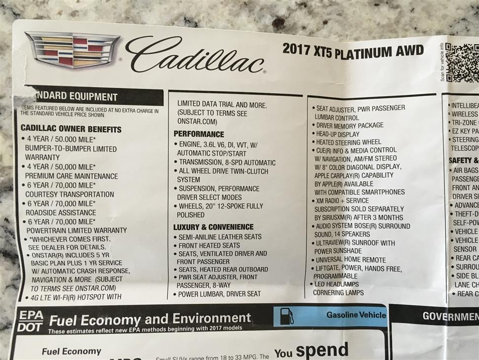 Cadillac XT5 take over my lease ORLAND PARK IL