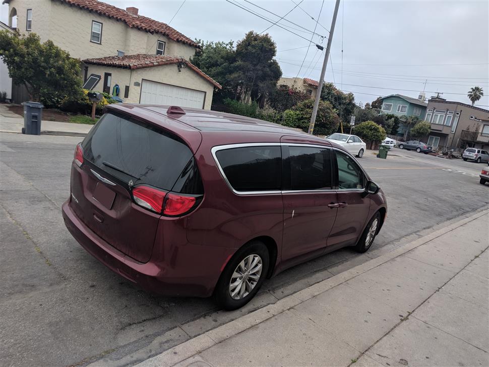 Chrysler Pacifica vehicle lease takeover Santa Cruz CA
