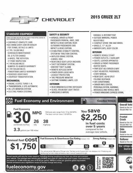 Chevrolet CRUZE car swap lease Eagan  MN