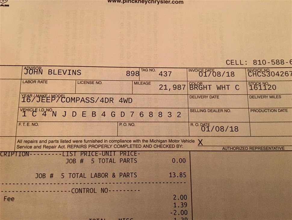 Jeep Compass take over lease Brighton MI