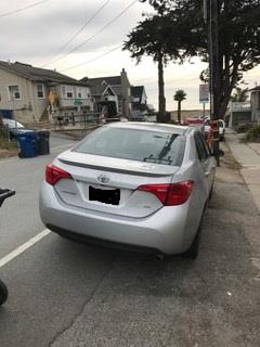 Toyota Corolla lease swap Santa Cruz CA