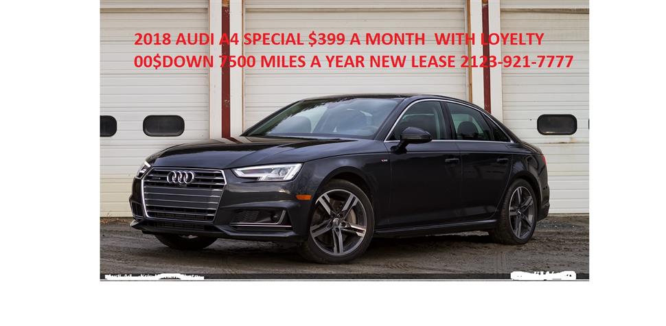 Audi A4 lease transfer cars New York NY