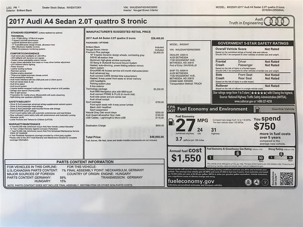 Audi A4 car lease swap Brooklyn NY