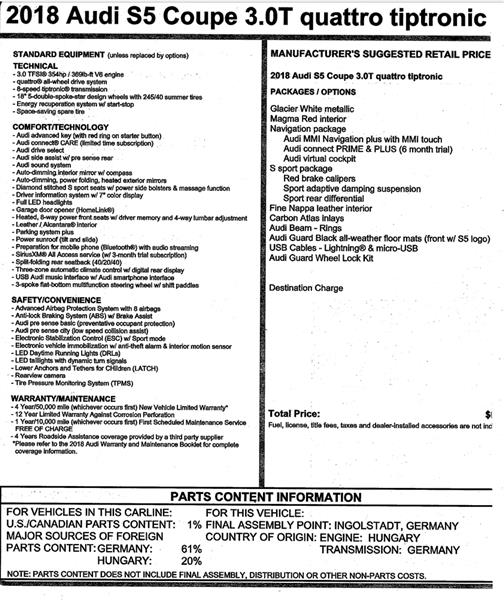 Audi S5 lease swap Cedarhurst NY