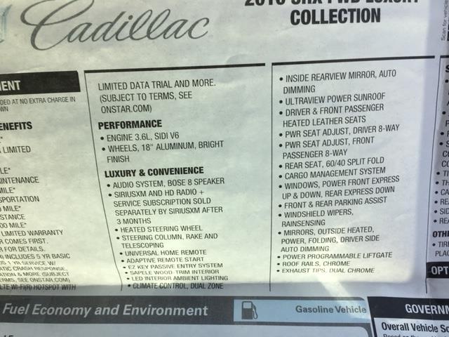 Cadillac SRX swap my lease Dallas TX