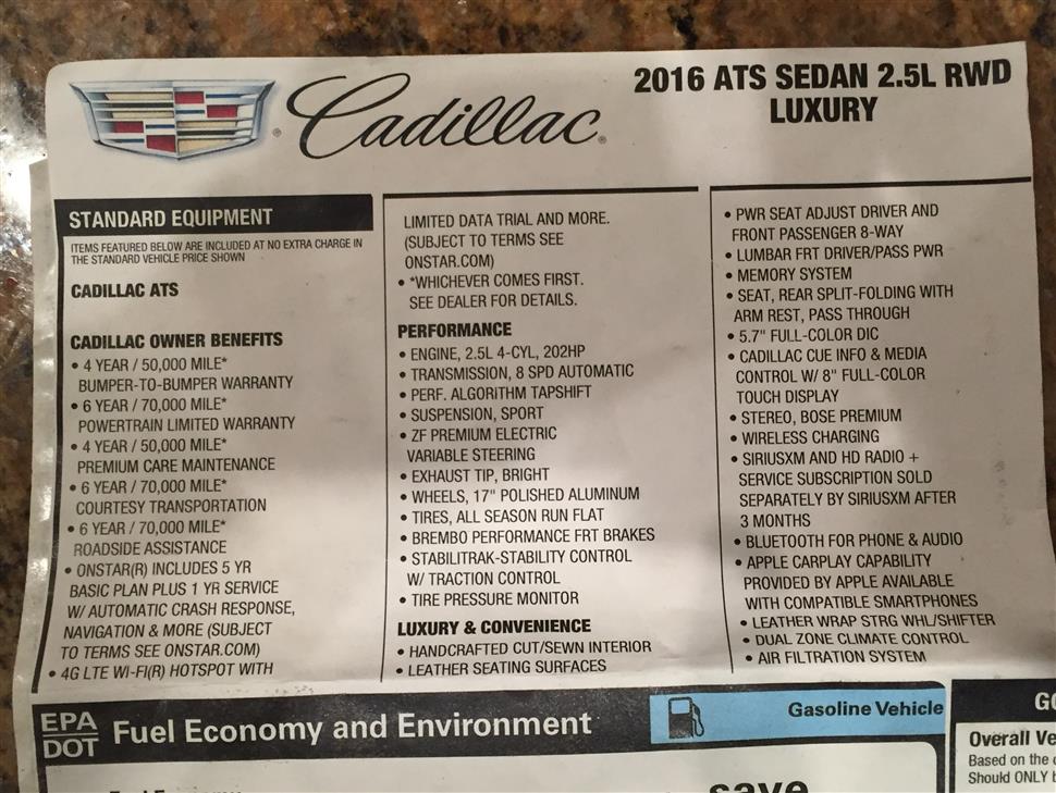 Cadillac ATS swap lease car Dallas TX