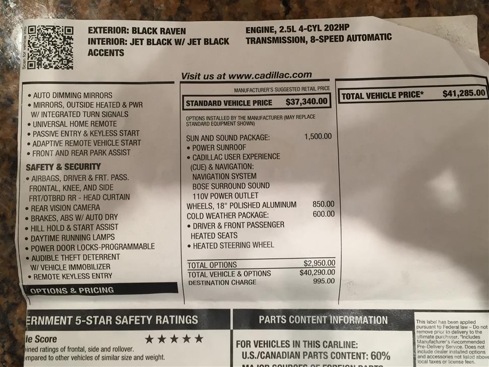 Cadillac ATS takeover car lease Dallas TX