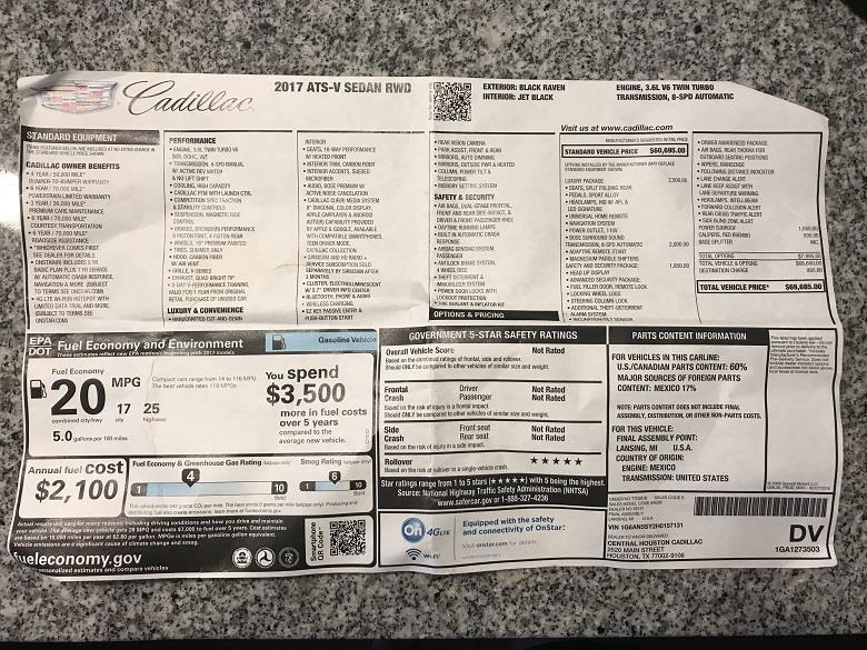 Cadillac ATS V swap a lease car Houston TX