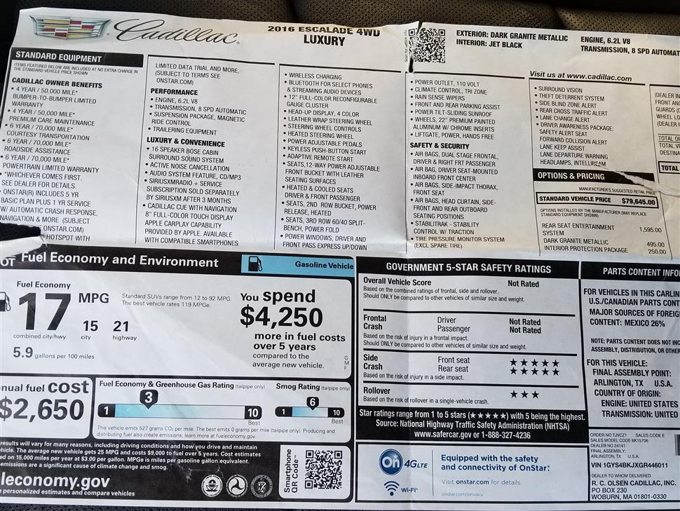 Cadillac Escalade auto lease swap Lexington MA