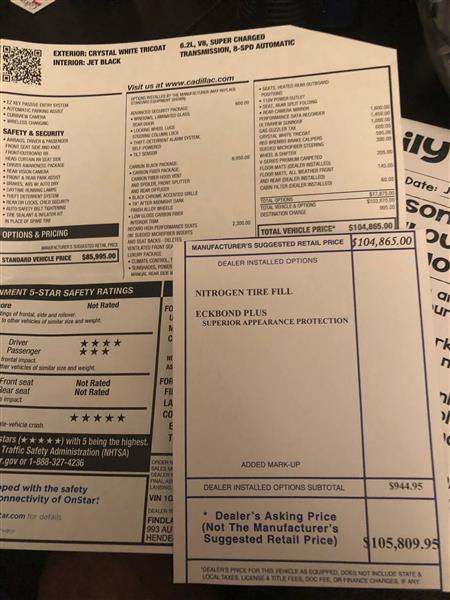 Cadillac CTS V lease swapping Las Vegas NV