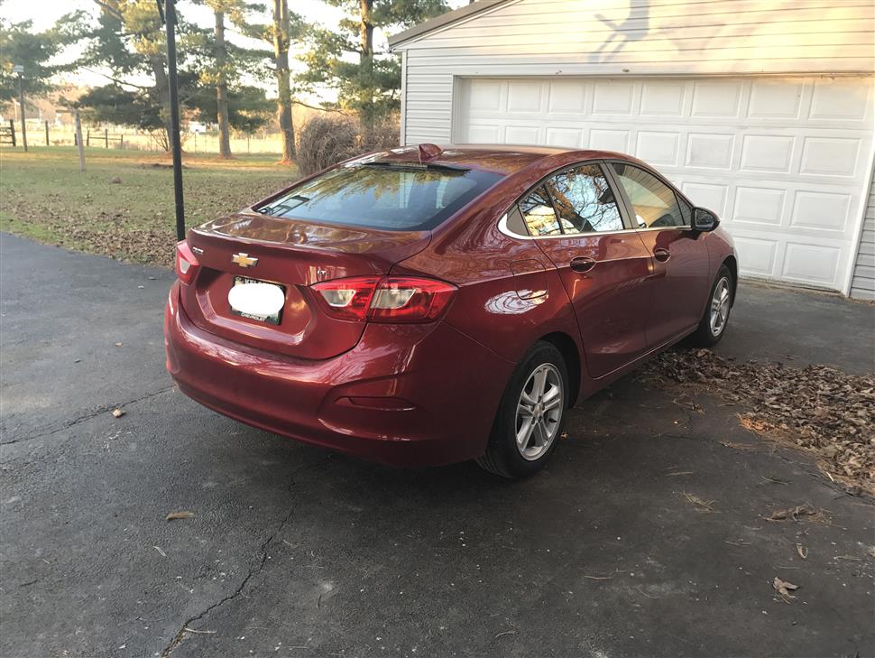 Chevrolet CRUZE car lease transfer Hillsboro OH